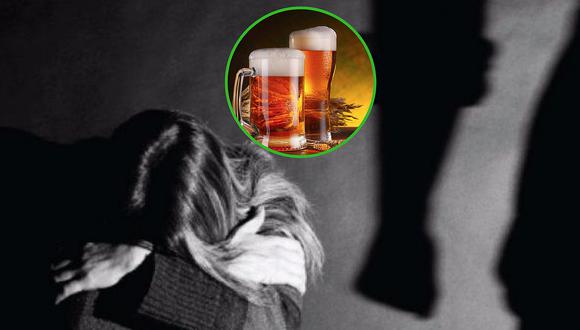 Se negó a beber alcohol con su pareja y este la agredió brutalmente (VIDEO)