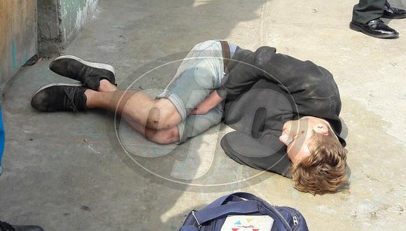 Turista alemán aparece inconsciente en calle de San Martín de Porres (FOTOS)