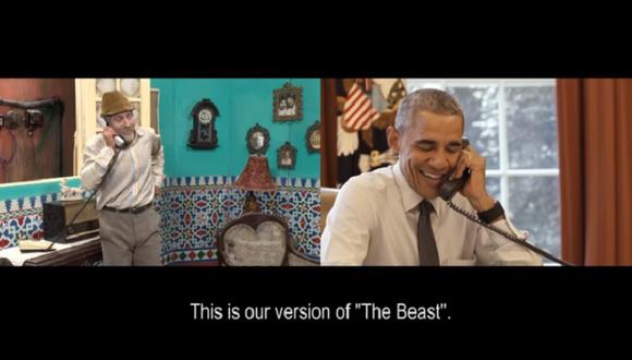 Barack Obama en divertido  "sketch" junto a comediante cubano [VIDEO]