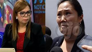 Milagros Leiva defiende llanto de Keiko Fujimori ante las críticas (VÍDEO)