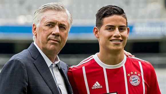 Bayern: Ancelotti advierte que James no tiene garantía de ser titular 