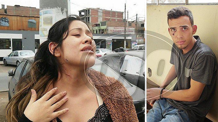 Extranjero ataca con cuchillo a estudiante en la puerta de su casa para robarle celular (FOTOS)