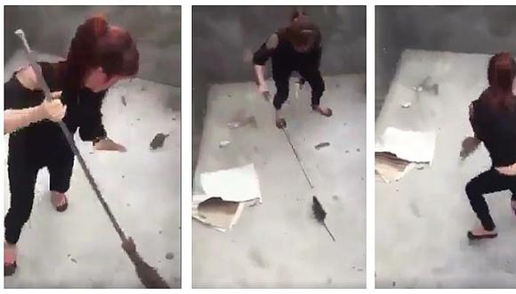 Facebook: rata gigante se pelea con mujer y video ¡se viraliza!