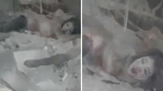 El dramático rescate de una mujer que fue sacada bajo los escombros de su edificio (VIDEO)