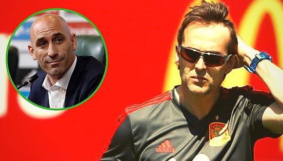 Despiden al entrenador de la selección de España a un día de Rusia 2018