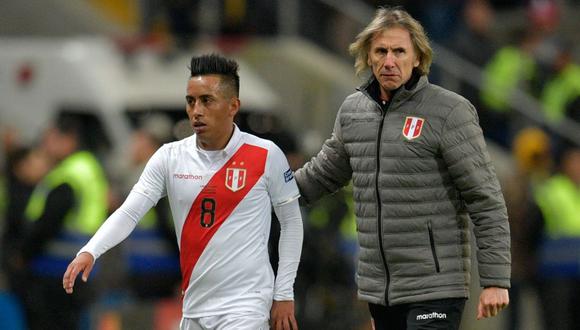 Ricardo Gareca reconoció el trabajo de los jugadores de la selección peruana. (Foto: AFP)