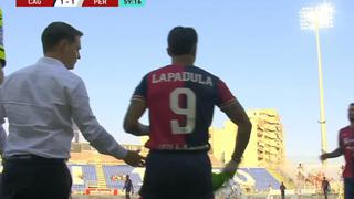 Así fue la actuación de Gianluca Lapadula en su debut oficial en el Cagliari | VIDEO