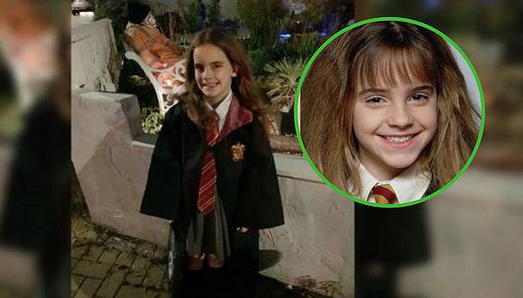 Niña sorprende con su gran parecido a Hermione de Harry Potter (FOTOS)