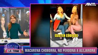 Magaly muestra videos de Macarena Vélez en presunto estado de ebriedad: “Estaba haciendo el ridículo”