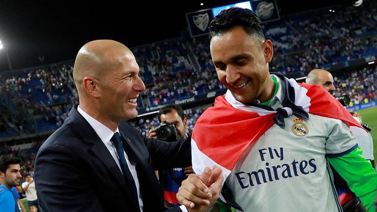 Zidane bota a Keylor Navas para poner en su sitio ¡a su hijo!