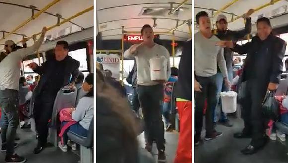 Peruano insulta a ambulante extranjero y estuvieron a punto de golpearse  (VIDEO)