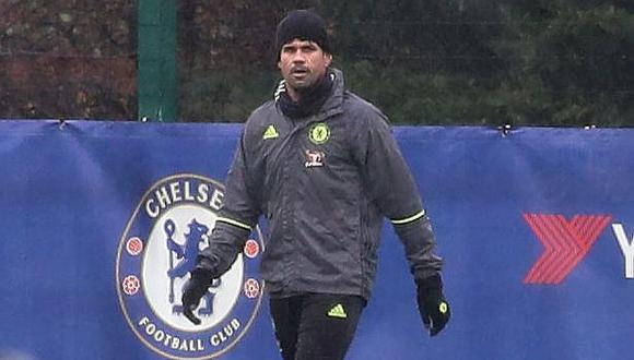Chelsea: Diego Costa vuelve entrenar con titulares y China lo descarta