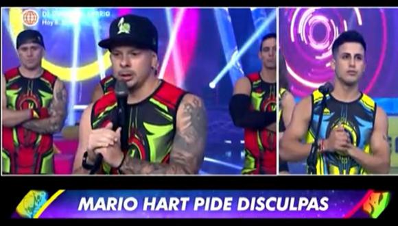 Mario Hart pide disculpas públicas en "Esto es guerra". (Foto: Captura América TV).