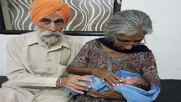 India: Una mujer de 70 años da a luz a su primer hijo [VIDEO]