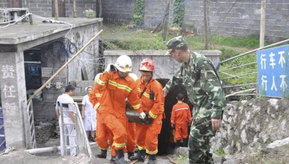 China: Rescatan a 7 mineros vivos y 4 cadáveres de mina de carbón