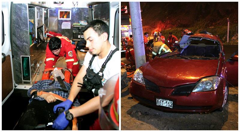 Miraflores: ​Pareja salva de morir en la Costa Verde  