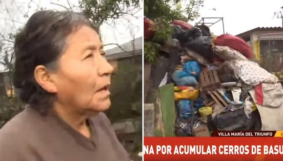 Vecinos denuncian que señora acumula cerros de basura desde hace 25 años│VIDEO