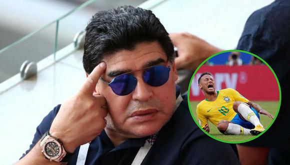 Diego Maradona defiende actuación de Neymar en el mundial