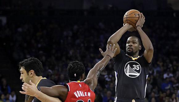 NBA: Warriors, con genial Kevin Durant, vencen 135-90 a los Trail Blazers 