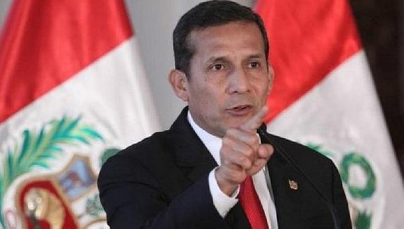 Ollanta Humala solo podrá salir del país previa autorización judicial