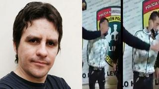 Germán Loero asado con policía que abofeteó a detenido en comisaría: “Esto es inaceptable”