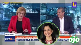 Ollanta Humala a Mónica Delta al preguntar por Nadie Heredia: “Cómprale una torta” | VIDEO  
