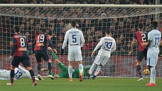 ​Génova, con Gianluca Lapadula en la cancha, vence 0-2 al Inter