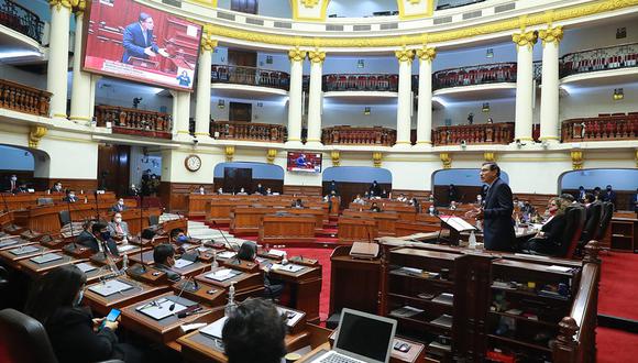 El pleno del Congreso no alcanzó el número de votos requerido para aprobar la vacancia presidencial. (Foto: Presidencia)
