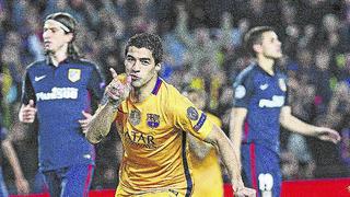 Con goles del “Pistolero” Suárez, Barza le gana 2-1 al Atlético de Madrid 