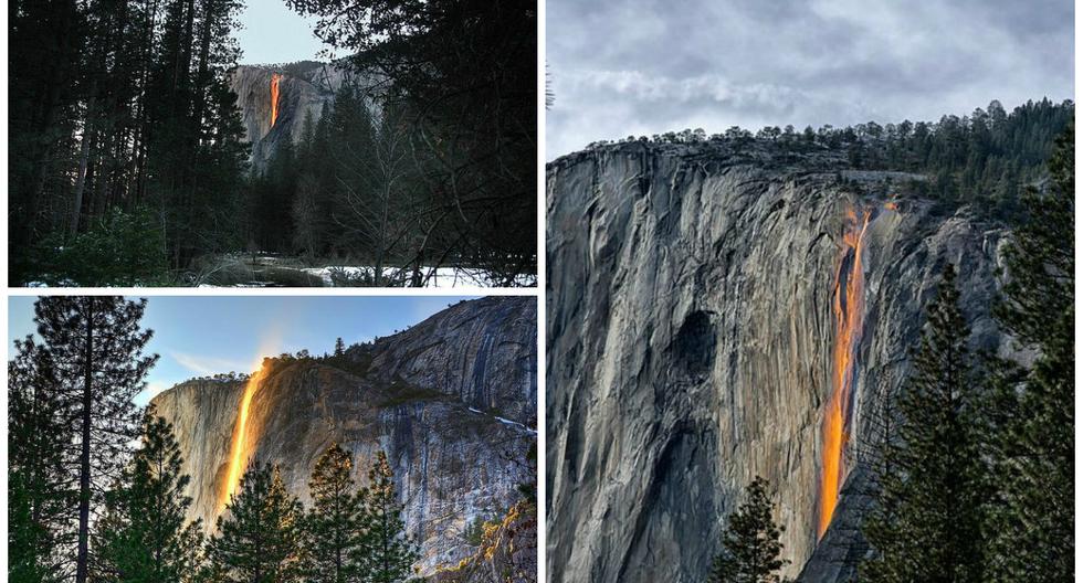 YouTube: Mira la 'Cascada de fuego', el increíble espectáculo natural