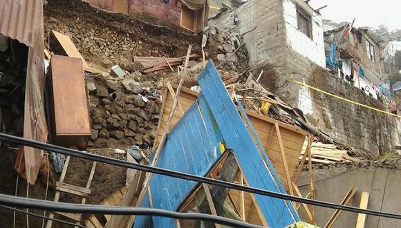 El Agustino: Escolar murió sepultado tras desplomarse pared de su casa
