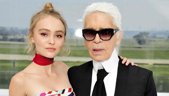 ¡Karl Lagerfeld y Lily Rose Depp despiden el 2016 con esta noticia! [FOTOS]
