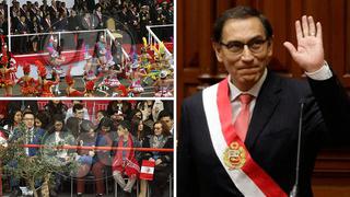 Presidente Martín Vizcarra se roba el "show" del desfile militar con sus humildes gestos (FOTOS Y VIDEOS)