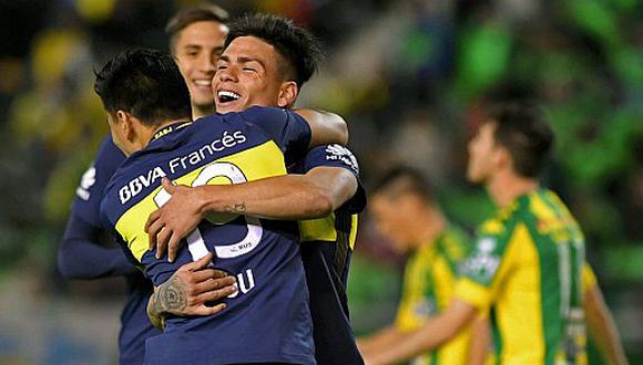 Boca Juniors golea 4-0 a Aldosivi y da paso firme hacia el título