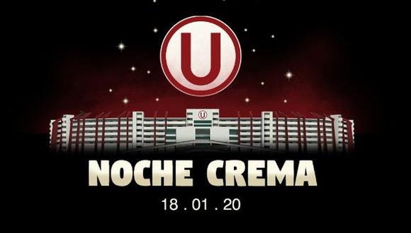 Universitario de Deportes jugará ante Cerro Largo en la Noche Crema 2020. (Foto: Universitario de Deportes)