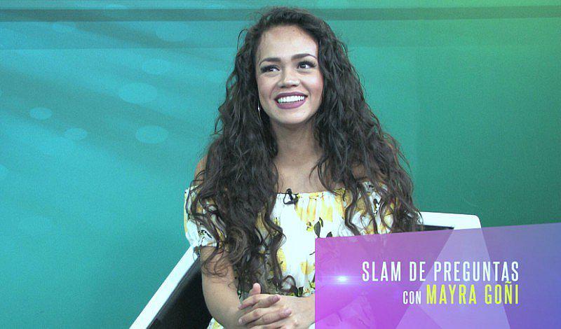 ¡Reveladora! Mayra Goñi hizo estas confesiones en el 'Slam de preguntas' [VIDEO]