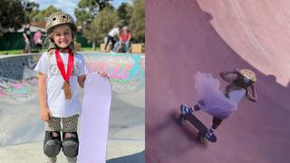Una niña de Australia conquista Internet con sus videos virales de skateboarding a sus escasos 6 años