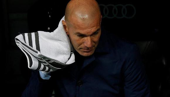 ​Zidane lleva en picada al Real Madrid y habla de “mala suerte”