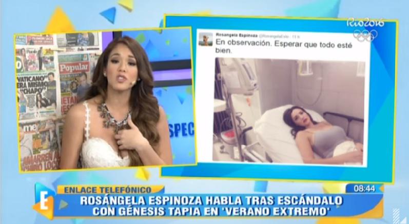 Rosángela Espinoza discute en vivo con Jazmín Pinedo y Antonio Pavón [VIDEO]