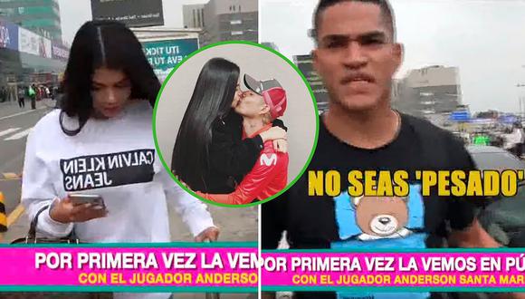 Anderson Santamaría explota contra reportero por grabarlo con Valeria Roggero│VIDEO