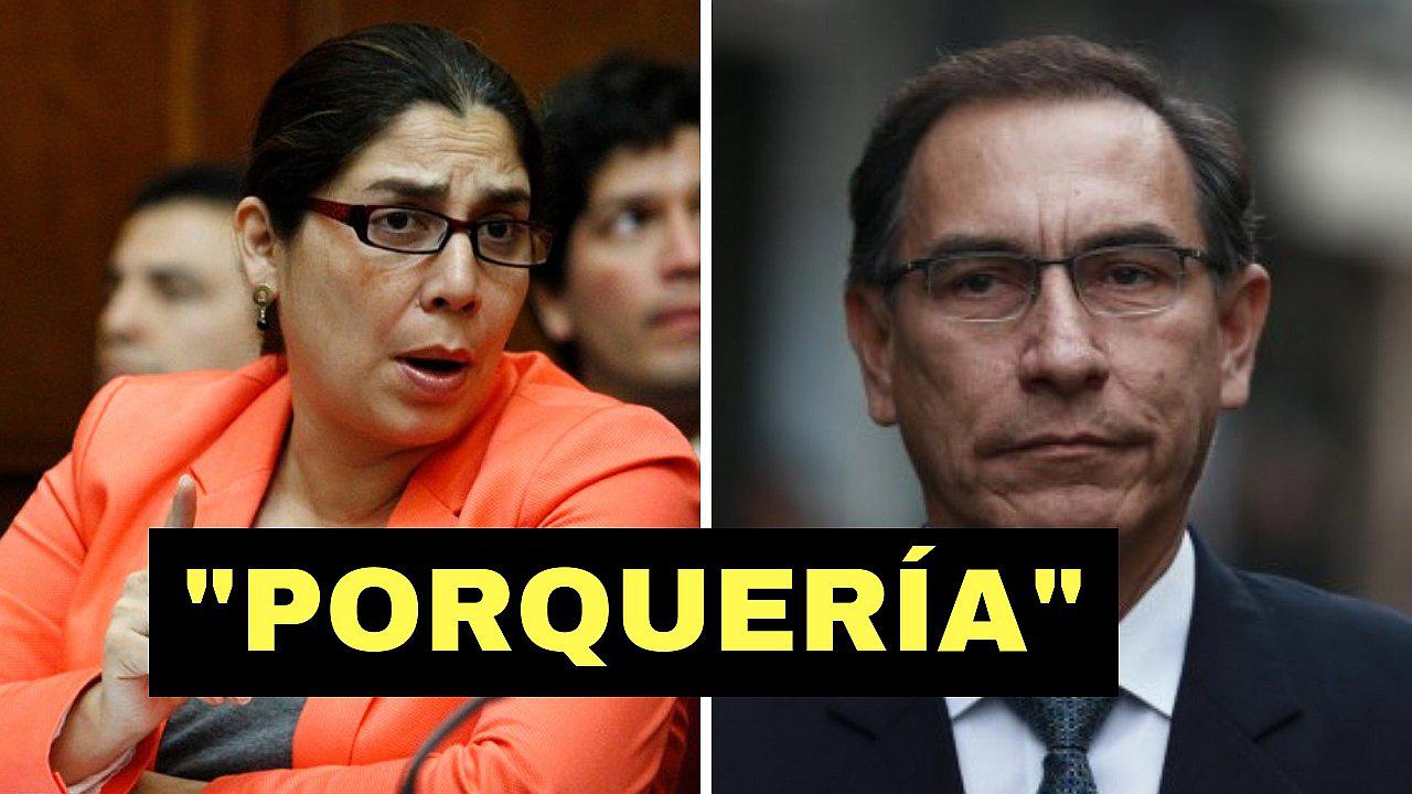 Úrsula Letona raja de reformas de Martín Vizcarra y los tilda de "porquería" (VIDEO)
