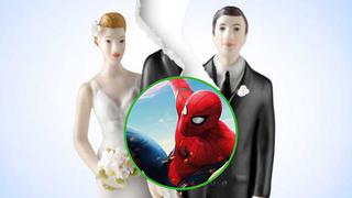 Spiderman le ayuda a proponer matrimonio, pero novia termina saliendo con su hermano 