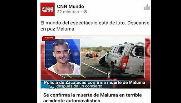 Maluma calma a fans y desmiente noticia de su muerte 