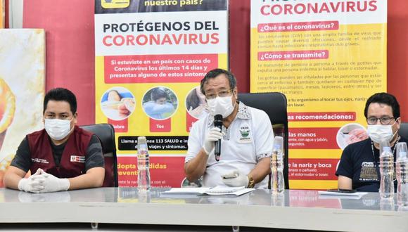 El gobernador de Madre de Dios, Luis Hidalgo, informó que los casos se diagnosticaron con las pruebas rápidas. (Foto: Gobierno Regional de Madre de Dios)