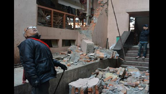 India: Más de 100 heridos y varios muertos deja sismo de 6.7 grados