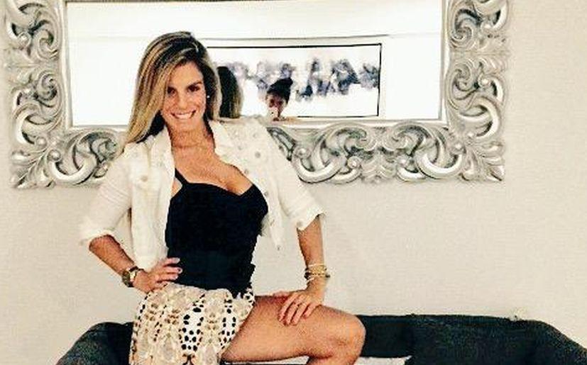(La modelo Alejandra Baigorria está feliz tras superar problema de salud. Foto: Twitter)