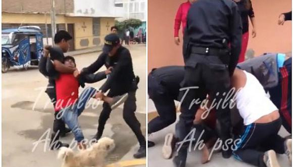 Trujillo: ladrón es detenido pero logra escapar con ayuda de sus amigos (VIDEO)