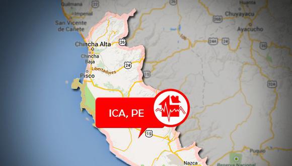 Sismo de 5,5 grados se produjo en Ica y se sintió en Lima 