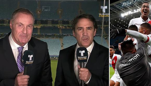 Periodistas de Telemundo elogian a Perú: "Fue el mejor partido de la Copa América"│VIDEO