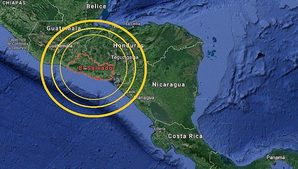 ​Fuerte sismo de magnitud 6.8 sacudió El Salvador